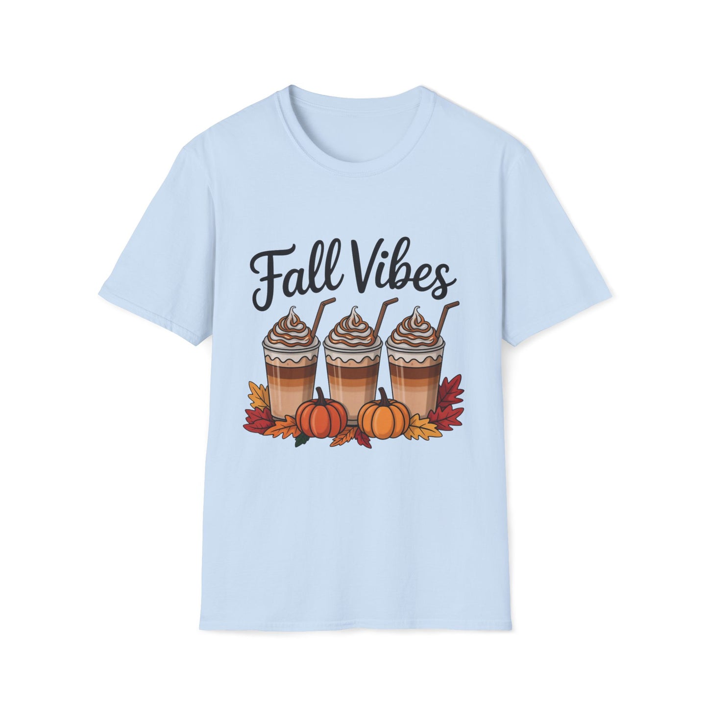 Fall Vibes Unisex T-Shirt, Pumpkin Spice Lover Tee