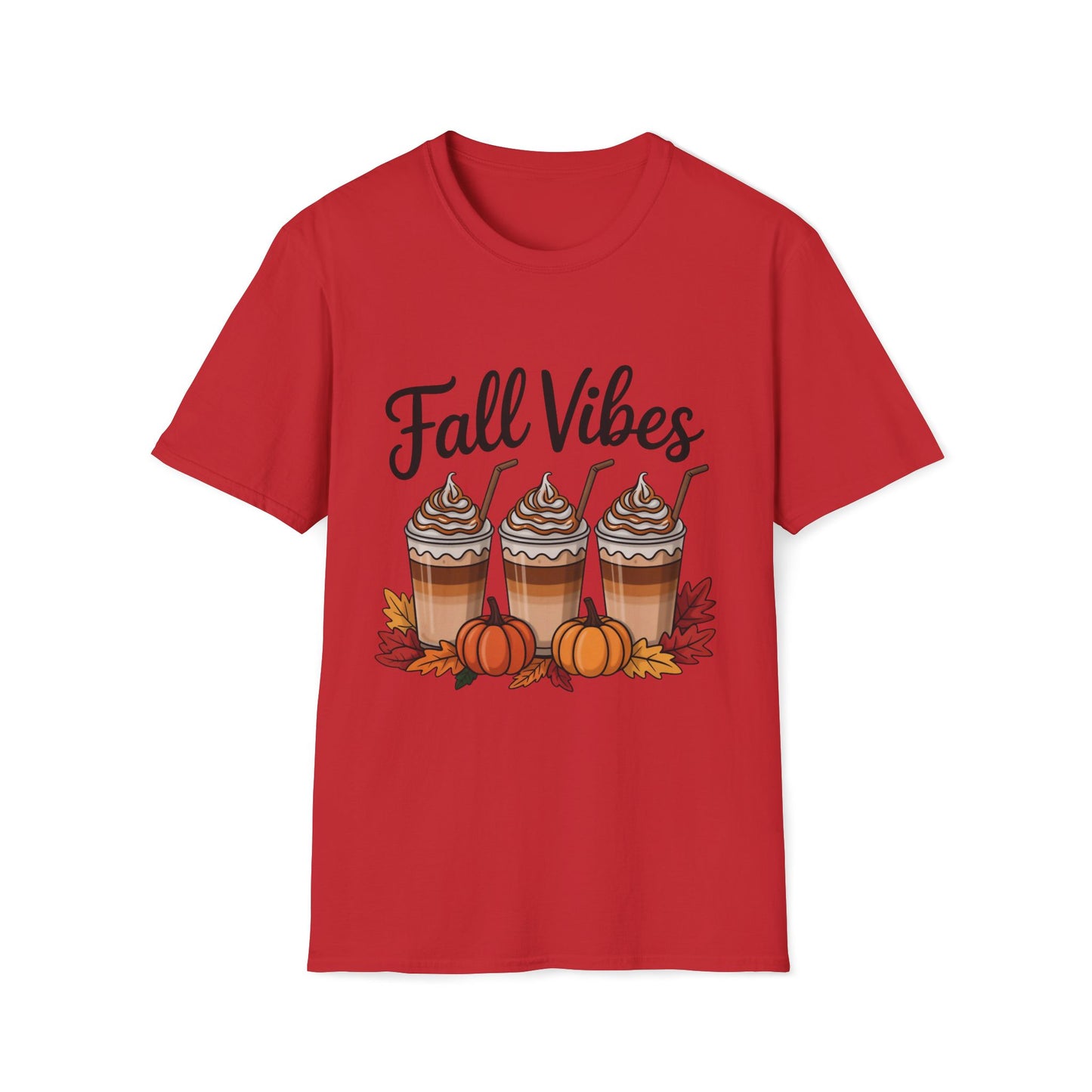 Fall Vibes Unisex T-Shirt, Pumpkin Spice Lover Tee