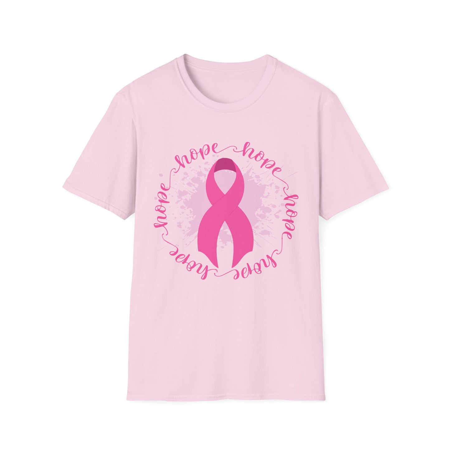 Pink Ribbon Hope T-Shirt, Breast Cancer Awareness Shirt, Supportive Gift, Unisex Tee, Hope & Love
