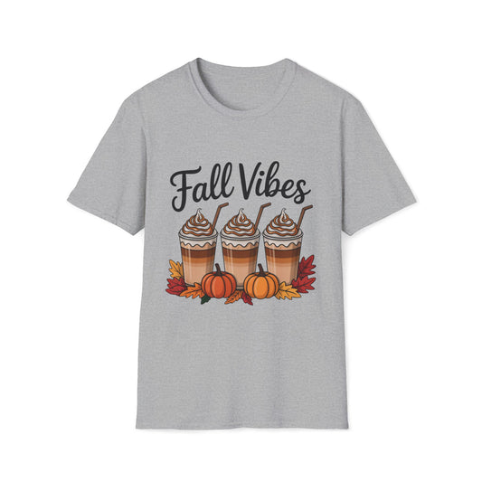 Fall Vibes Unisex T-Shirt, Pumpkin Spice Lover Tee
