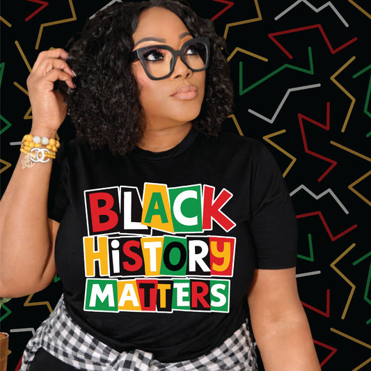 Black History Matters Statement Tee