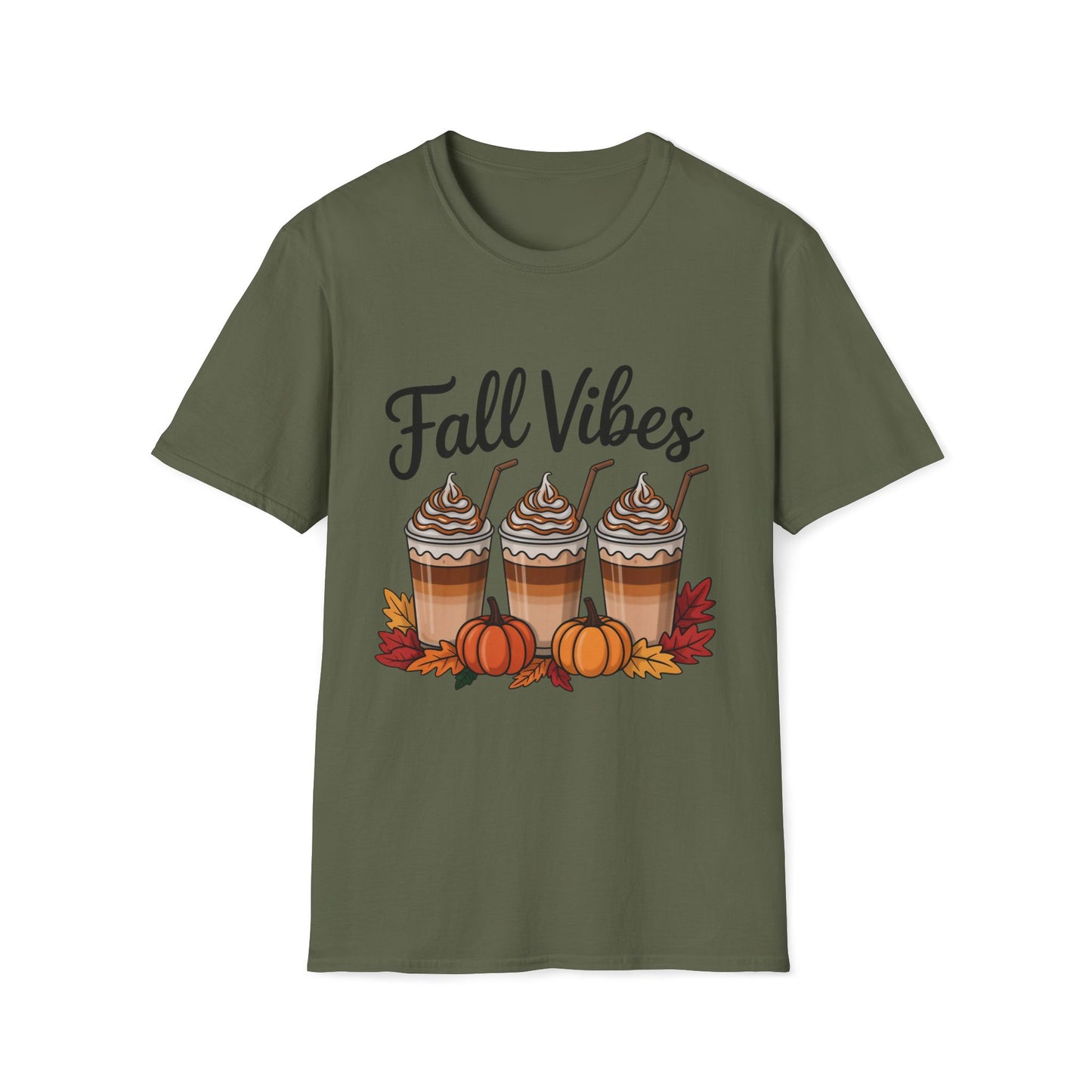 Fall Vibes Unisex T-Shirt, Pumpkin Spice Lover Tee