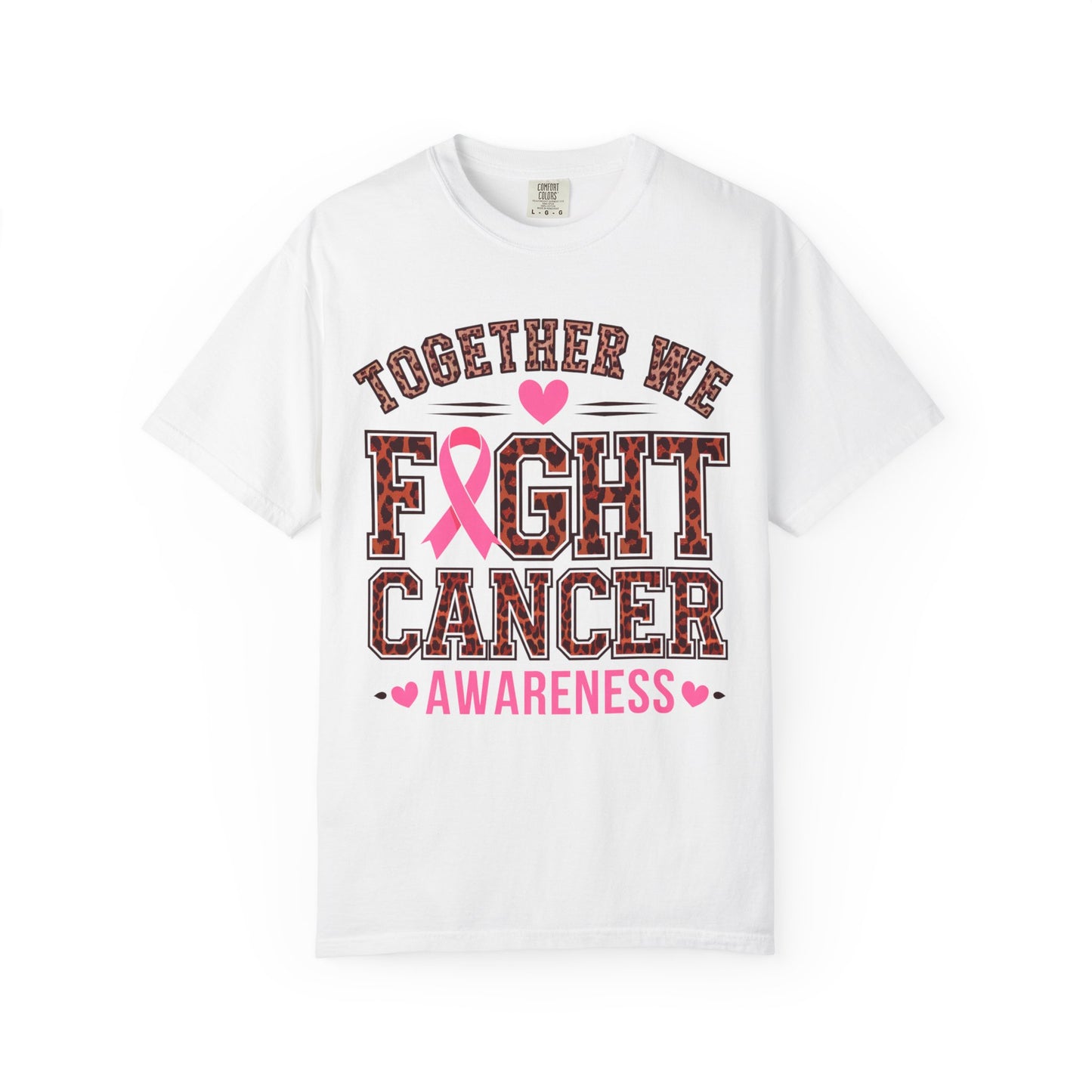 Unisex Cancer Support T-Shirt, Breast Cancer Awareness